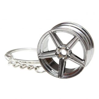 Five Spoke Wheel Keychain
